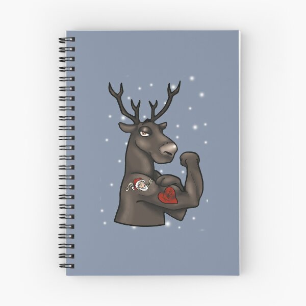 Item preview, Christmas Holiday Tattood Reindeer   designed and sold by viexart.