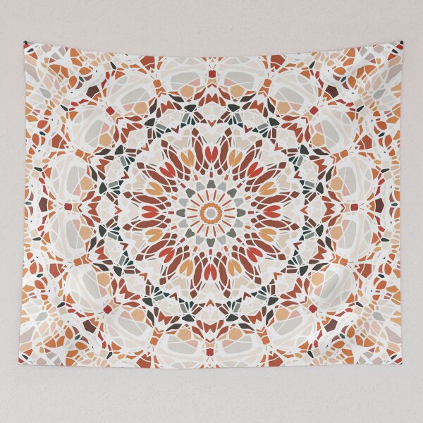 Item preview, Autumn Colors Mandala designed and sold by Kelly Dietrich Mandala & Fractal Art.