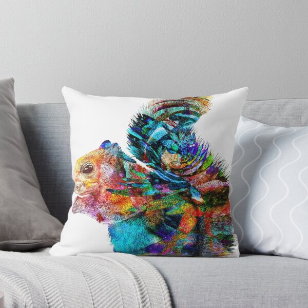 Item preview, Colourful squirrel designed and sold by Leah Amir.