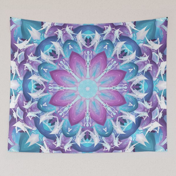 Item preview, Radiate Love Mandala designed and sold by Kelly Dietrich Mandala & Fractal Art.