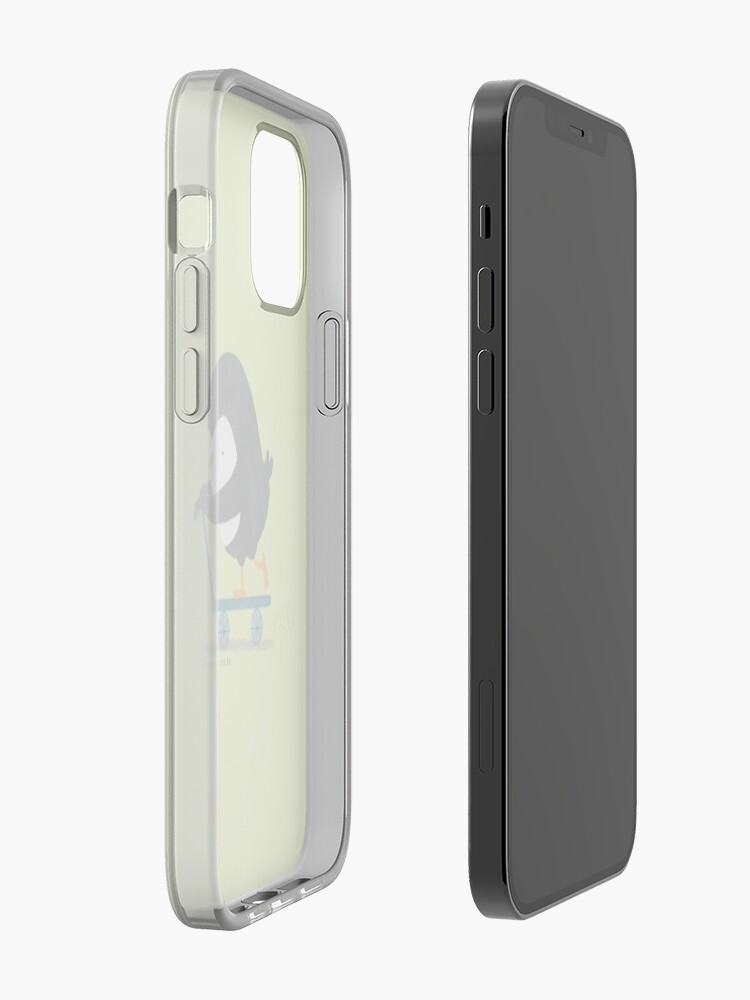 Alternate view of Penguin on Scooter iPhone Case & Cover