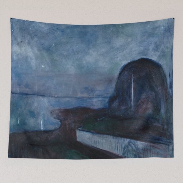 Item preview, Edvard Munch - Starry Night designed and sold by ArtExpression.