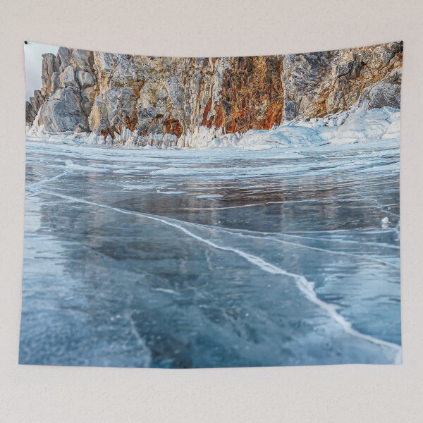 Item preview, Lake with ice designed and sold by wolfgangrainer.