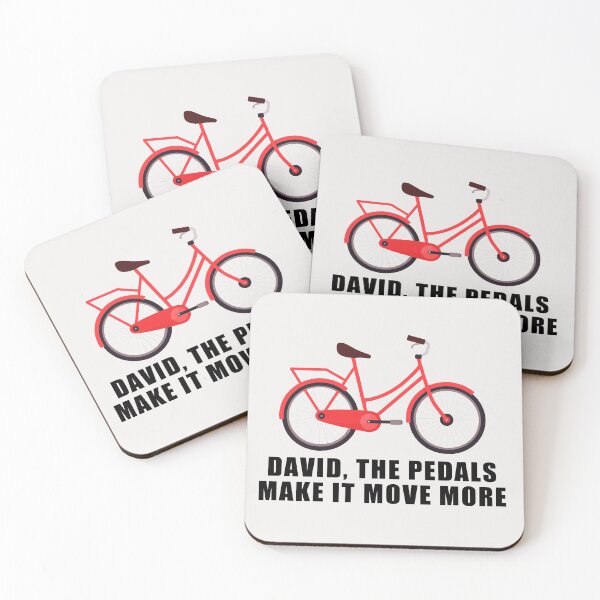 the pedals make it move more Coasters (Set of 4)