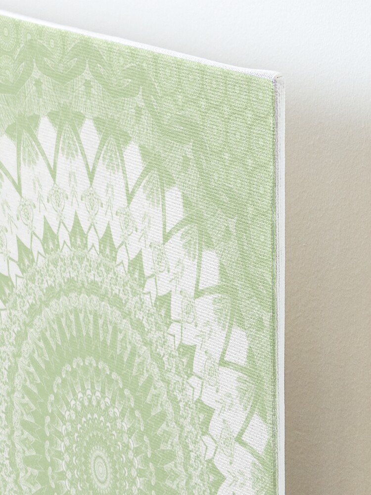 Mandala, Yoga Love, Sage Green, Boho Art | Poster