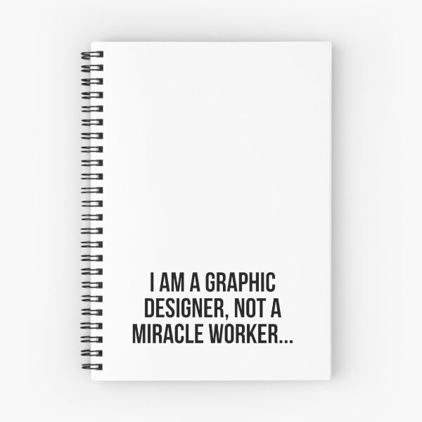 Artikelvorschau, "Ich bin ein Grafikdesigner ..." Zitat entworfen und verkauft von PigmentaPrintshop.