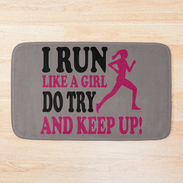 Item preview, Women jogging run like a girl do try and keep up! designed and sold by tarek25.