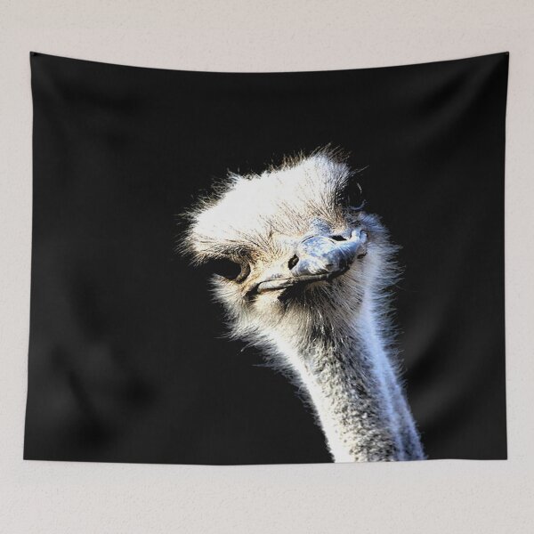 Item preview, Ostrich Face With Goofy Expression designed and sold by taiche.