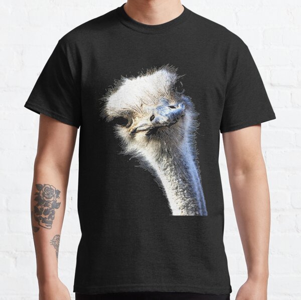 Ostrich Face With Goofy Expression Classic T-Shirt