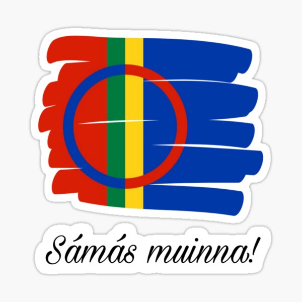 Item preview, Sámás muinna! - Speak Sámi to me! (Northern Sámi) designed and sold by M-erci.