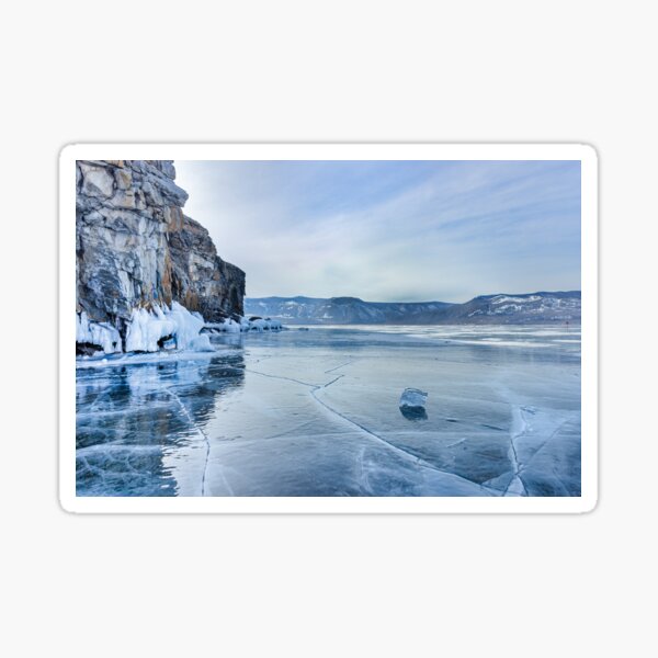 Lake Baikal. March Sticker