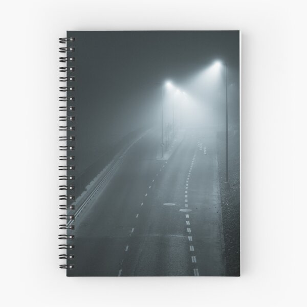 Item preview, Empty street at foggy night designed and sold by Juhku.
