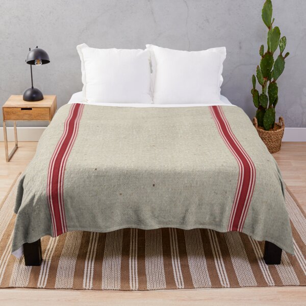Item preview, Country Gifts Style Beige & Red Stripes Farmhouse Home Decor Gifts designed and sold by tamdevo1.