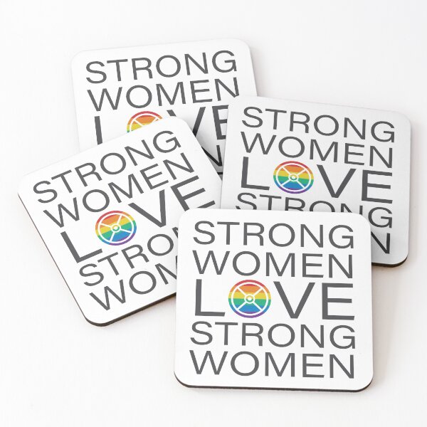 Item preview, Strong Women Love Strong Women LGBTQIA+ designed and sold by StudioUnrefined.