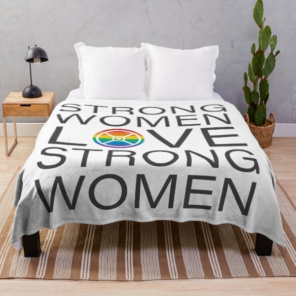 Item preview, Strong Women Love Strong Women LGBTQIA+ designed and sold by StudioUnrefined.