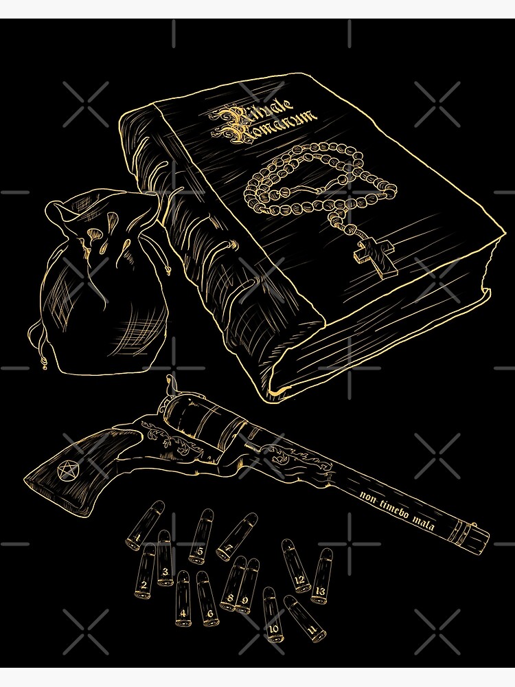 "Hunter's Tools of the Trade" Poster for Sale by AthenaLeonti Redbubble