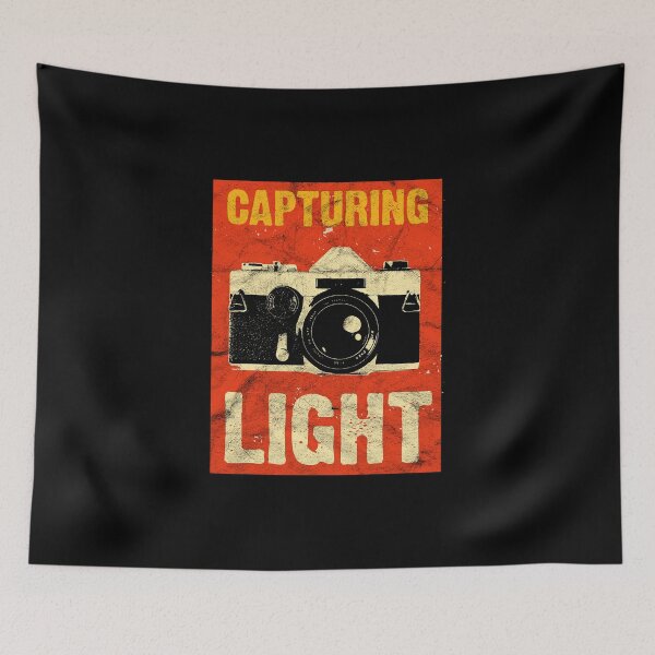 Item preview, Vintage Photographer DSLR Camera Lens Capturing Light Analog design designed and sold by A-Fashion.