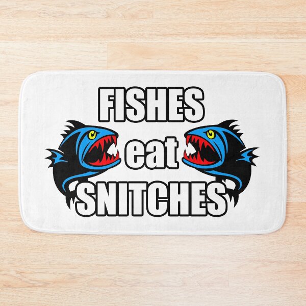 Item preview, Fishes eat Snitches; designed and sold by StickerApe.