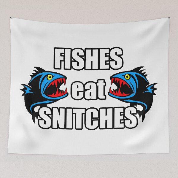Item preview, Fishes eat Snitches; designed and sold by StickerApe.