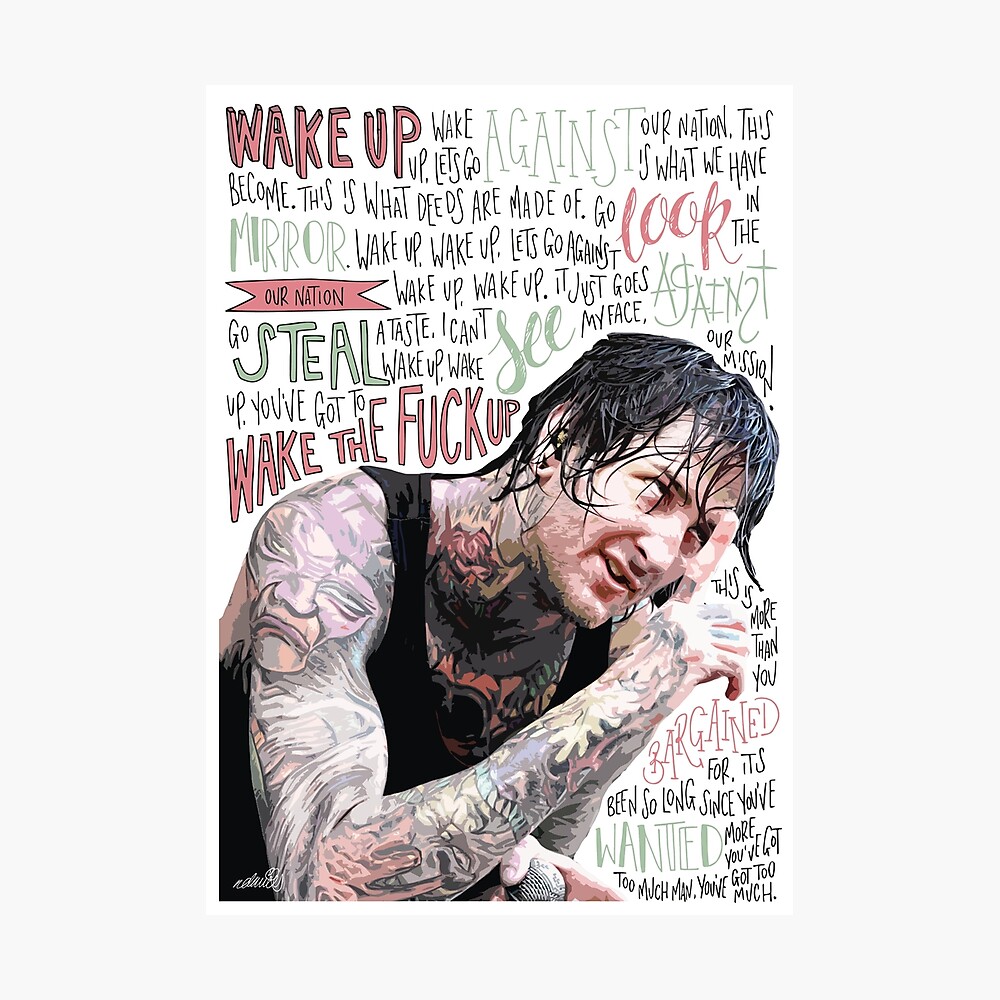 Mitch Lucker Drawing by David Smith - Pixels