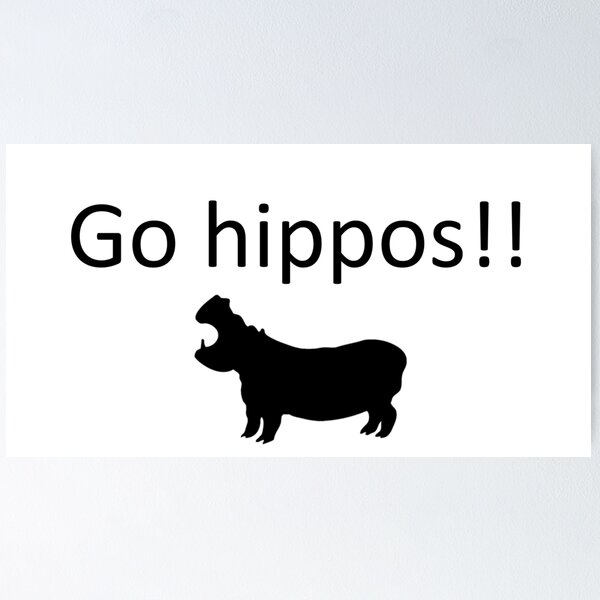 Item preview, go hippo design with hippo designed and sold by Angela27.