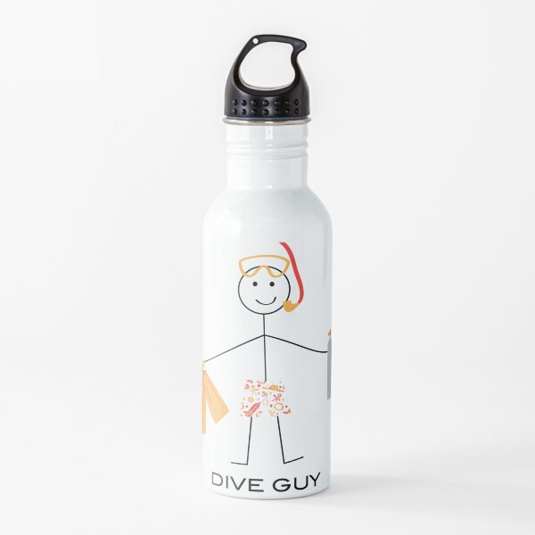 Scuba Diving For Men Water Bottle Redbubble - roblox scuba diving at quill lake how to get power cell