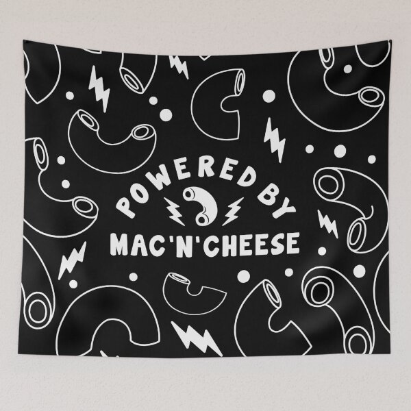 Item preview, Powered By Mac 'N' Cheese designed and sold by thingspapernink.