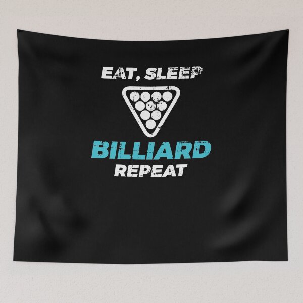 Item preview, Eat Sleep Repeat Billiards Quote Snooker Pool designed and sold by jeffded.