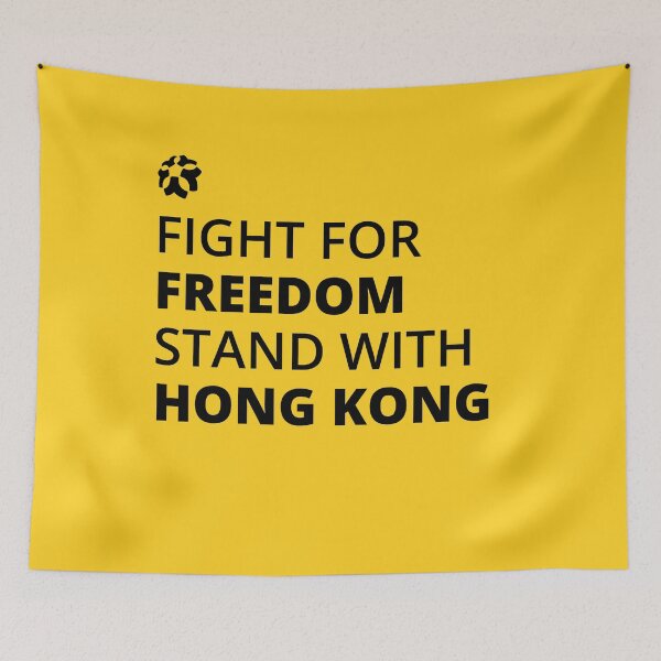 Item preview, FIGHT FOR FREEDOM STAND WITH HONG KONG NBA designed and sold by DoodlrMob.
