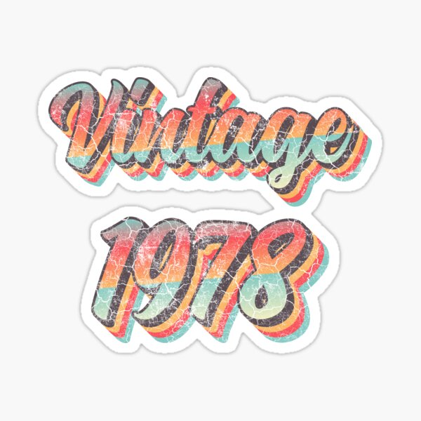 1978 Stickers | Redbubble