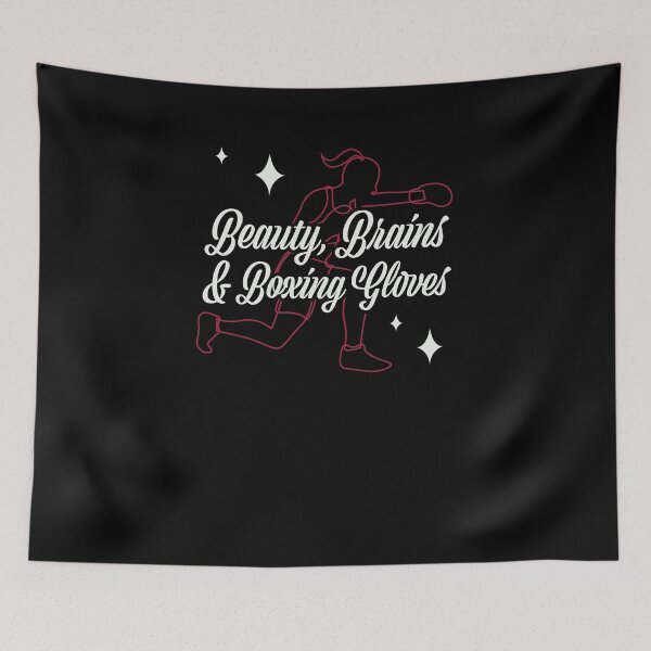 Item preview, Beauty Brains Boxing Gloves Girl Martial Arts designed and sold by jeffded.