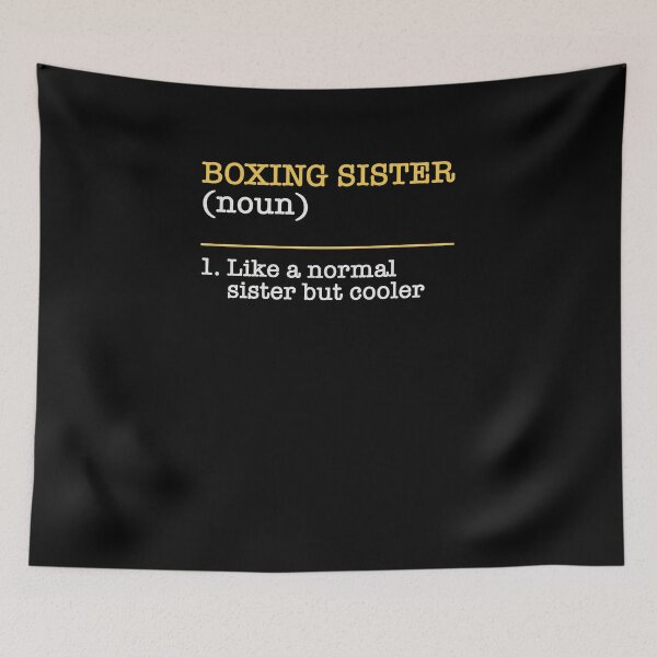 Item preview, Boxing Sister Girl Martial Arts Quote designed and sold by jeffded.
