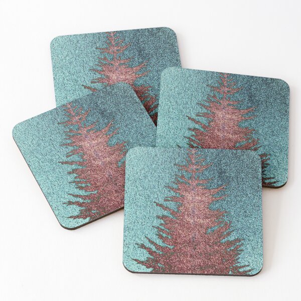 Item preview, Fir on a blue-green ground designed and sold by Ute Bivona.