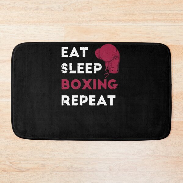 Item preview, Eat Sleep Boxing Repeat Martial Arts Quote designed and sold by jeffded.