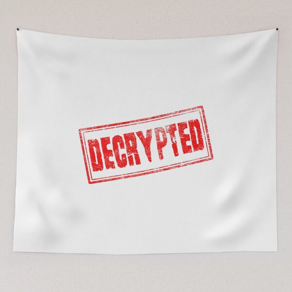 Item preview, Decrypted (Vintage Retro Stamp) designed and sold by SassyClassyMe.