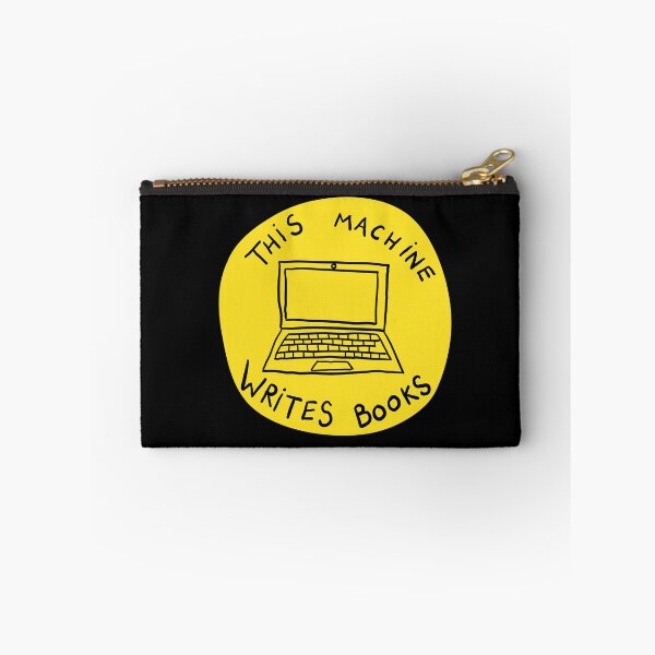 Item preview, This Machine Writes Books - Circle - Yellow designed and sold by MOREDANKMEMES.