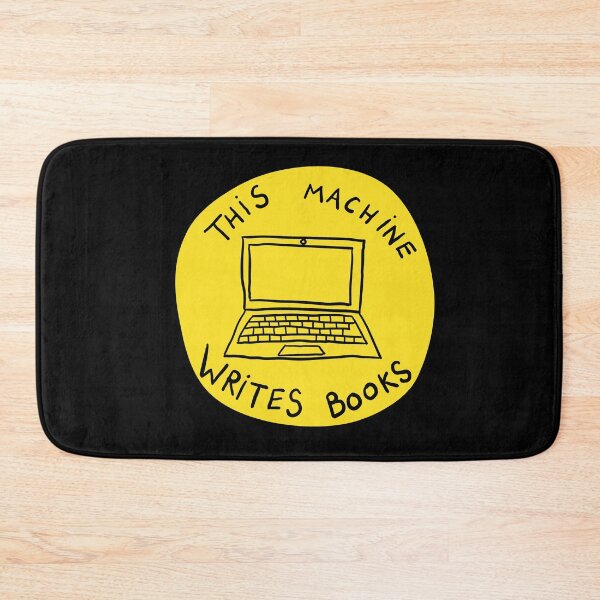 Item preview, This Machine Writes Books - Circle - Yellow designed and sold by MOREDANKMEMES.
