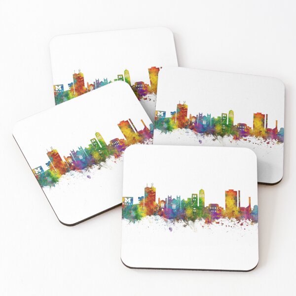 Item preview, Ann Arbor Michigan Skyline designed and sold by ArtPrints.
