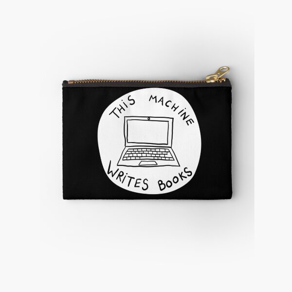 Item preview, This Machine Writes Books - Circle - White designed and sold by MOREDANKMEMES.