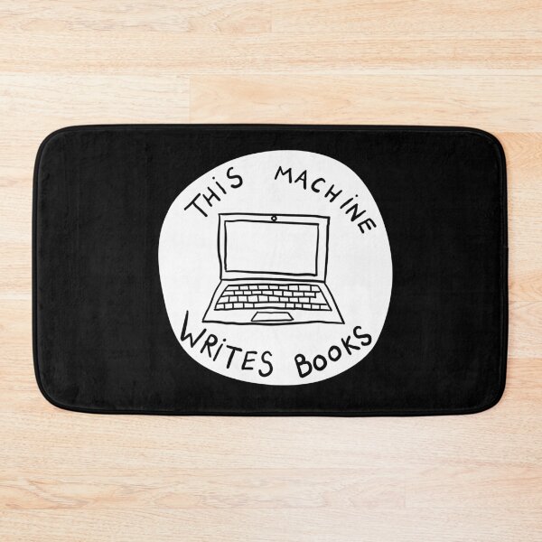 Item preview, This Machine Writes Books - Circle - White designed and sold by MOREDANKMEMES.