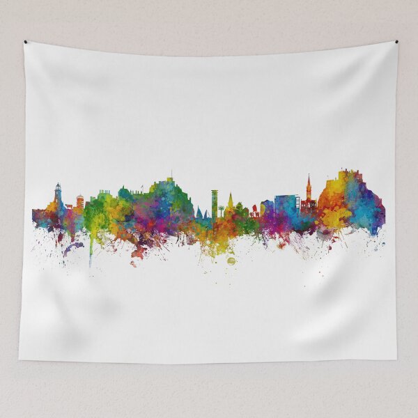 Item preview, Jersey Channel Islands Skyline designed and sold by ArtPrints.