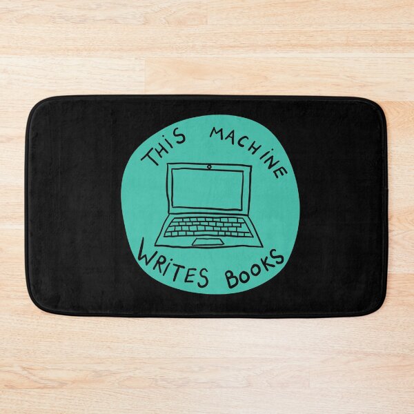 Item preview, This Machine Writes Books - Circle - Teal designed and sold by MOREDANKMEMES.