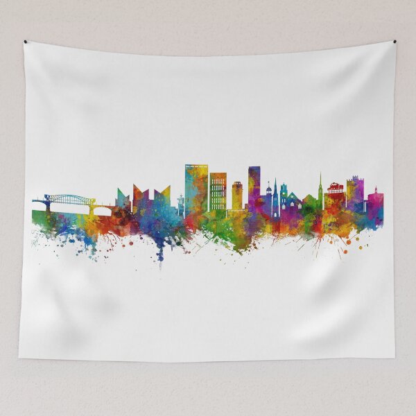 Item preview, Chattanooga Tennessee Skyline designed and sold by ArtPrints.