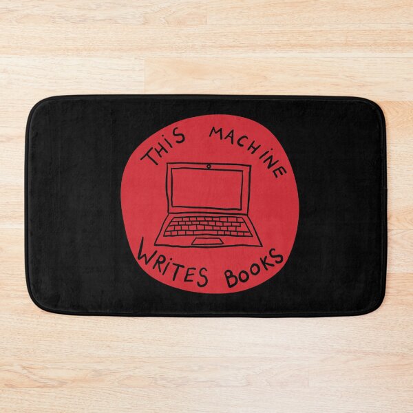 Item preview, This Machine Writes Books - Circle - Red designed and sold by MOREDANKMEMES.