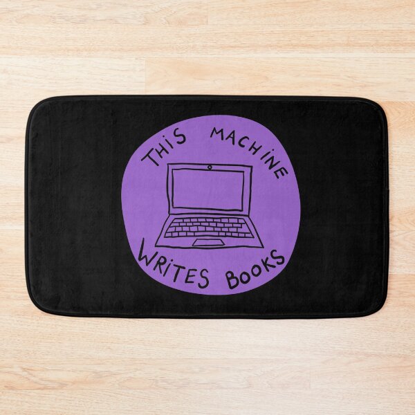 Item preview, This Machine Writes Books - Circle - Purple designed and sold by MOREDANKMEMES.
