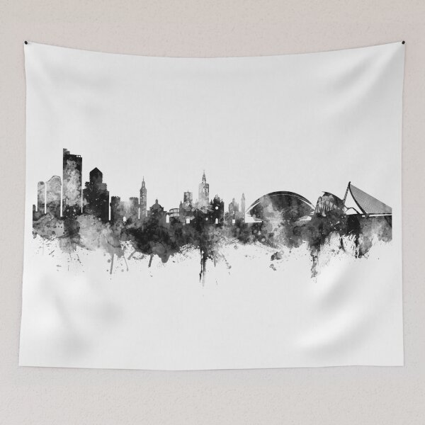 Item preview, Valencia Spain Skyline designed and sold by ArtPrints.