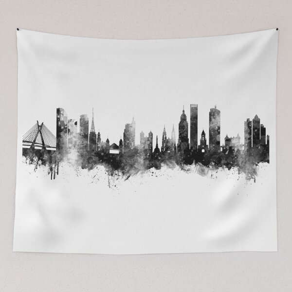 Item preview, São Paulo Skyline Brazil designed and sold by ArtPrints.