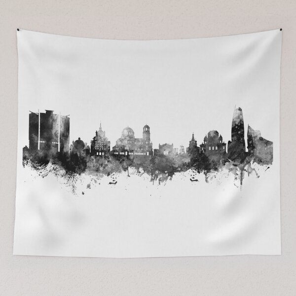Item preview, Sofia Bulgaria Skyline designed and sold by ArtPrints.