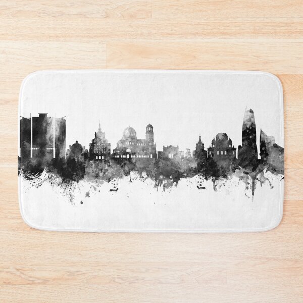 Item preview, Sofia Bulgaria Skyline designed and sold by ArtPrints.