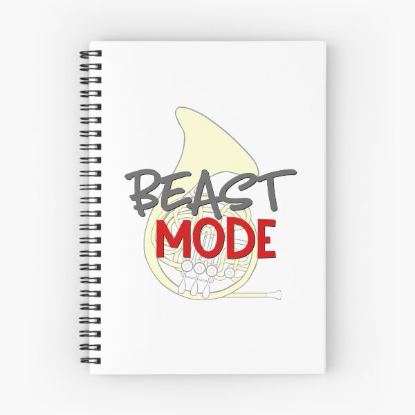 Item preview, Beast Mode - French Horn designed and sold by BandMomDesigns.
